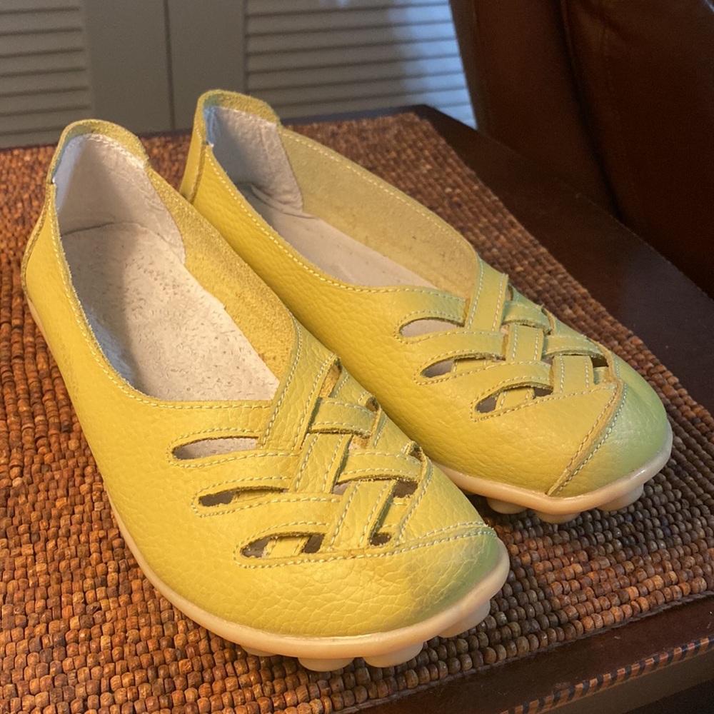 Green Suede Mules